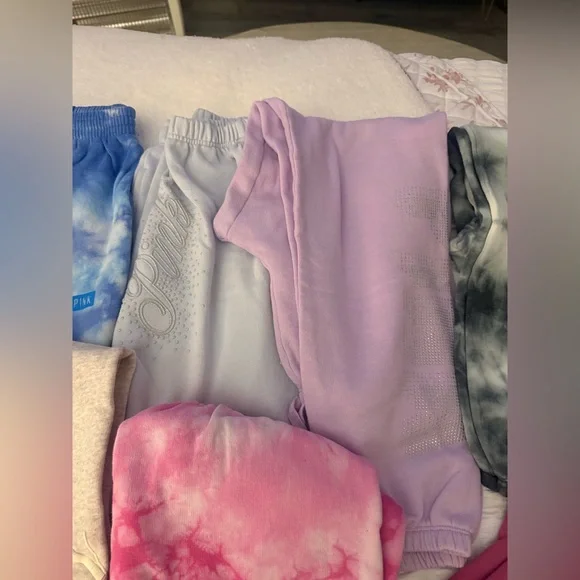 PINK VS XS-M SWEATPANTS BUNDLE - Picture 8 of 11